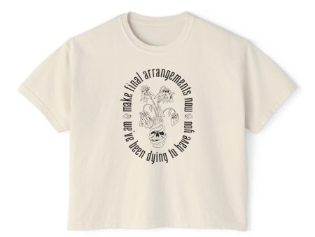 We ve Been Dying to Have You- Haunted Mansion - Women s Boxy Tee Online Sale