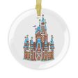 Gingerbread Castle - Gingerbread Park Icon, Magic Kingdom - Glass Ornaments Cheap