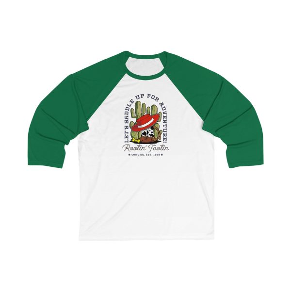 Rootin Tootin - Unisex 3\4 Sleeve Baseball Tee For Discount