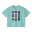 EPCOT Vintage Stamps - Women s Boxy Tee Discount