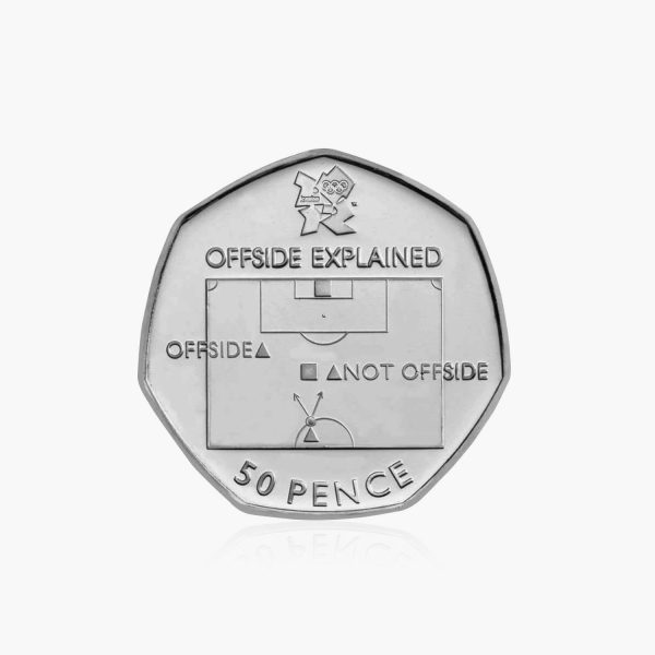 2011 Circulated Olympics - Football 50p Coin For Discount