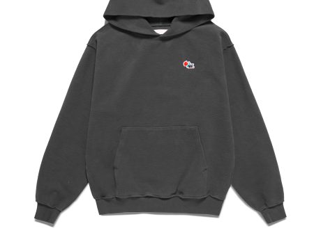 ME. Reverse Brushed Hoodie - Vintage Black For Discount