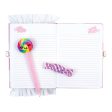 Candy Plush Pocket Locking Journal with Pen Hot on Sale