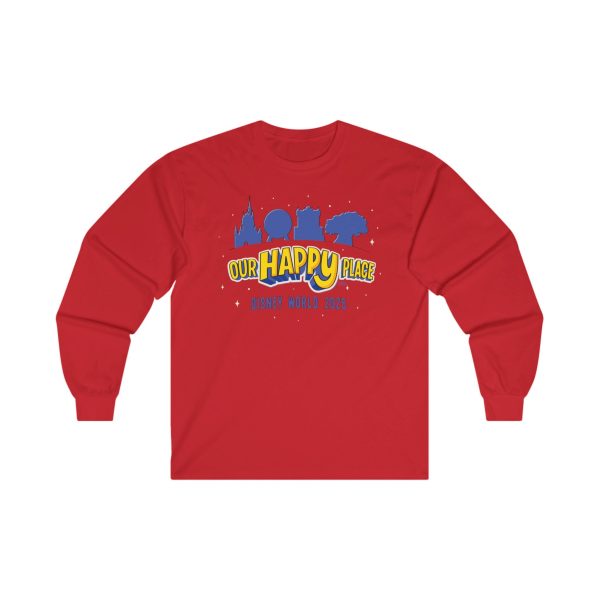 Our Happy Place 2025 - Family Matching Tee- Long Sleeve Tee Online Sale