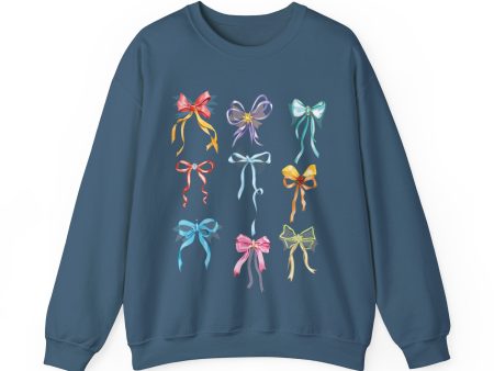 Bibbidi Bobbidi Bow- Princess Bows - Adult Crewneck Sweatshirt on Sale