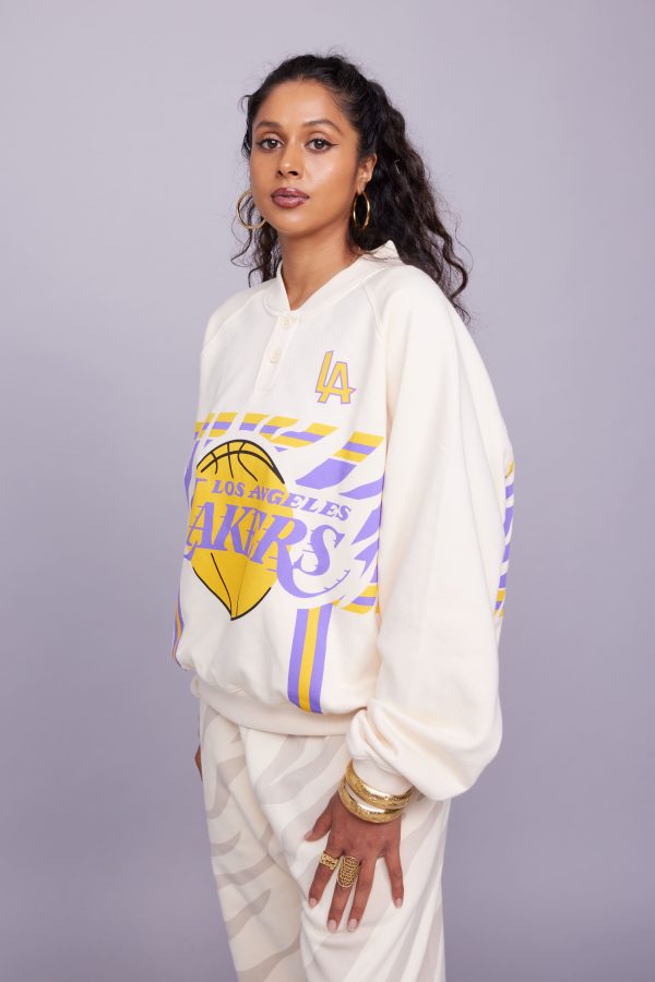 Lakers Fleece Pullover For Cheap