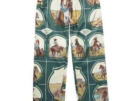 Silky Cowgirl Pant - Moss For Sale