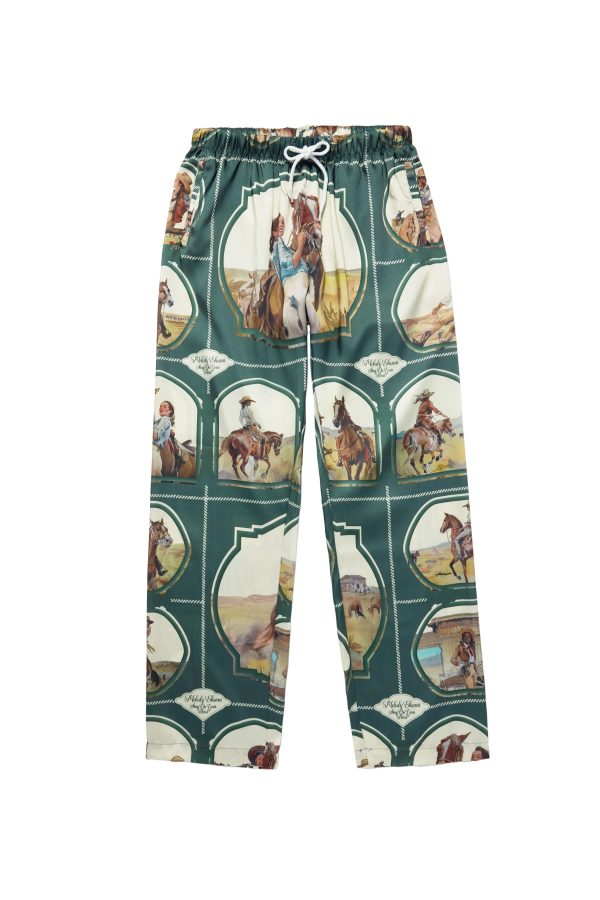 Silky Cowgirl Pant - Moss For Sale