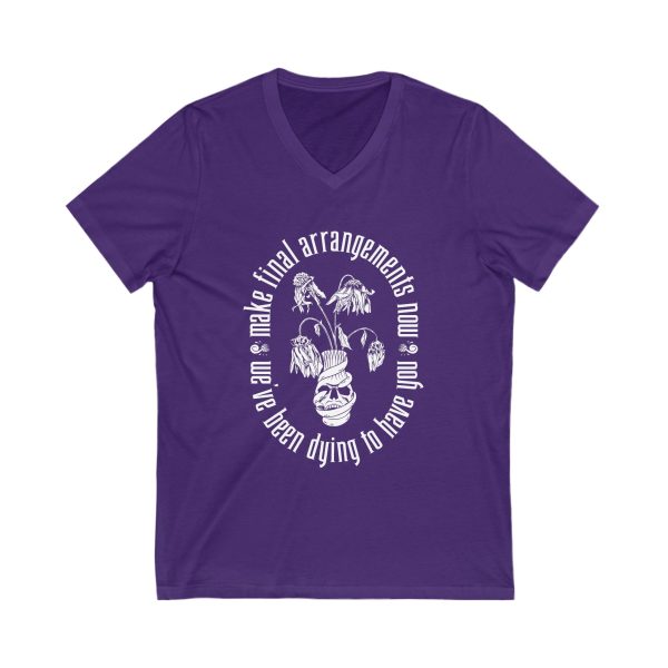 We ve Been Dying to Have You - Haunted Mansion - Short Sleeve V-Neck Tee on Sale