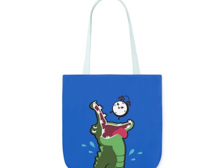 Tick Tock Croc- Canvas Tote Bag Fashion