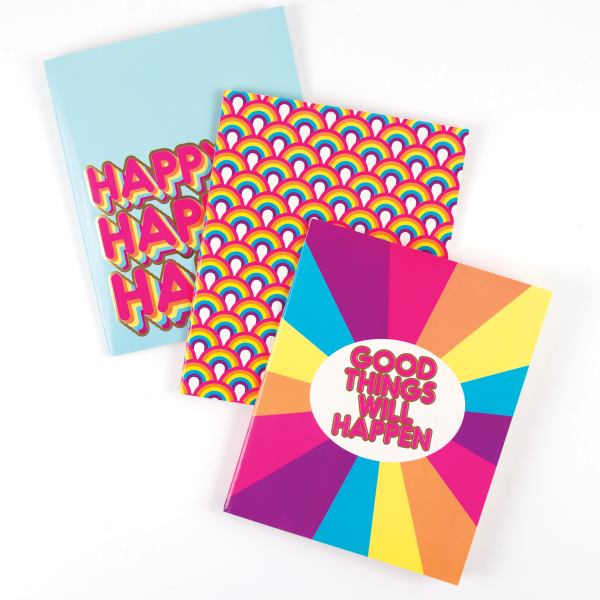 Rainbow Bright Notebook Trio Hot on Sale