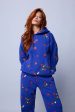 Strawberry Fields Hoodie - Cobalt For Cheap