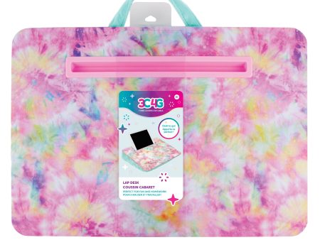 Pastel Tie Dye Faux Fur Lap Desk Online Sale