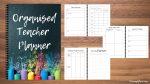 The Organised Teacher Planner - Bright Chalks Spiral Bound Edition For Cheap