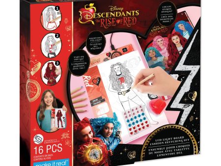 Disney Descendants: The Rise of Red LED Light Board Fashion Sketching Set Online