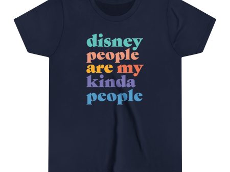 Disney People Are My Kinda People -  Youth Short Sleeve Tee Shirt Online Hot Sale