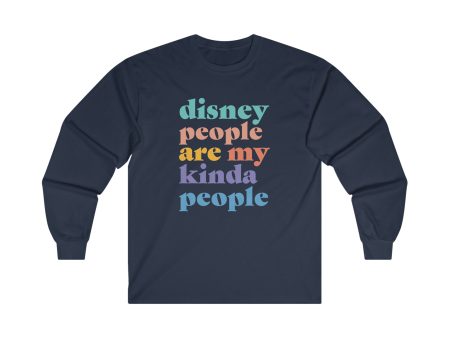 Disney People Are My Kinda People - Long Sleeve Tee Fashion