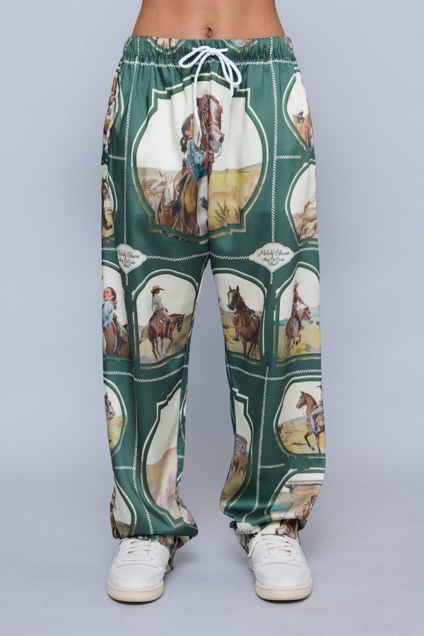 Silky Cowgirl Pant - Moss For Sale