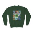 Animal Kingdom Vintage Stamps - Youth Crewneck Sweatshirt For Discount