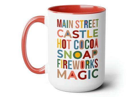 A Main Street Christmas Accent Mugs, 15oz Hot on Sale