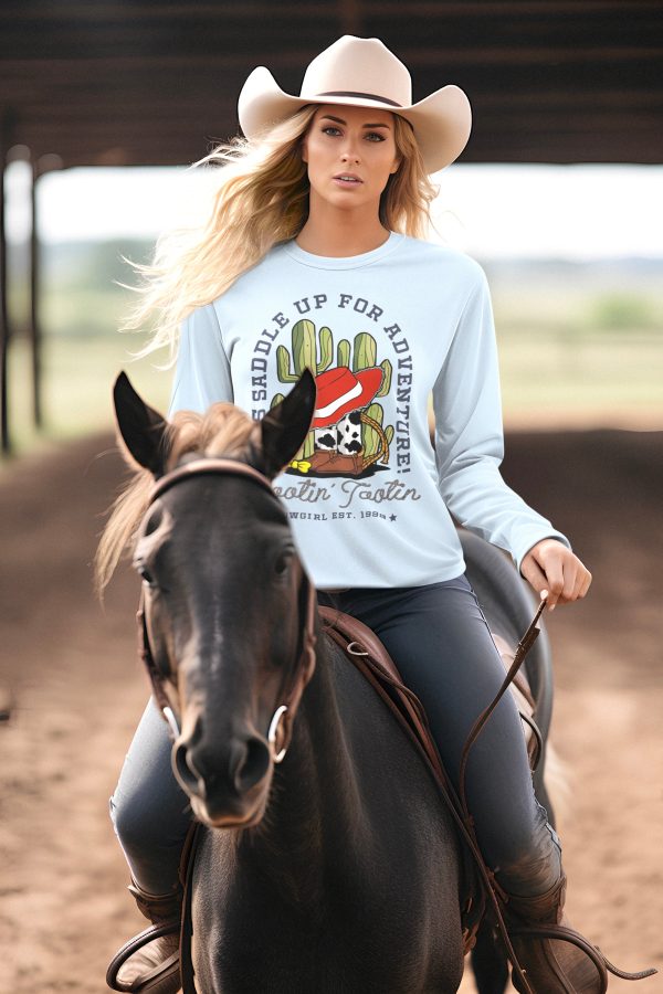 Rootin Tootin - Long Sleeve Tee For Discount