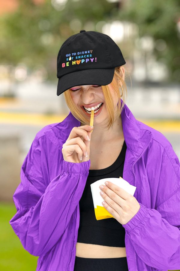 Go to Disney, Eat Snacks, Be Happy - Low Profile Baseball Cap For Discount