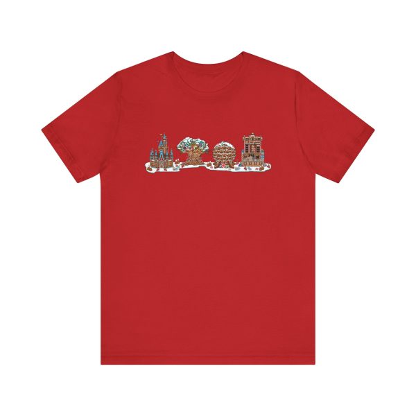 Gingerbread Park Icons - Adult Tee Shirt Online Hot Sale