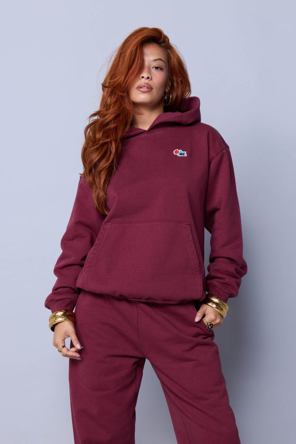 ME. Rose Hoodie - Oxblood Online Sale