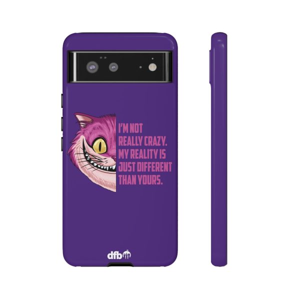 Cheshire Cat Quote - I m Not Really Crazy Samsung Galaxy & Google Pixel Phone Case Online Sale