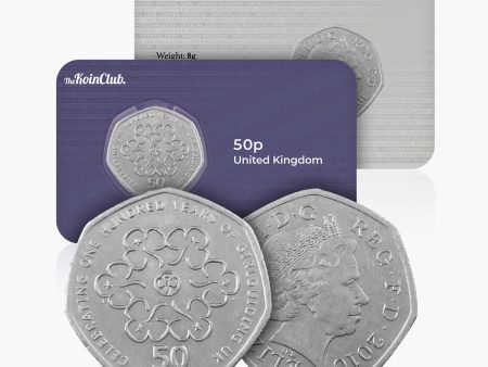 2010 Circulated Girlguiding UK 100th Anniversary 50p Coin Online