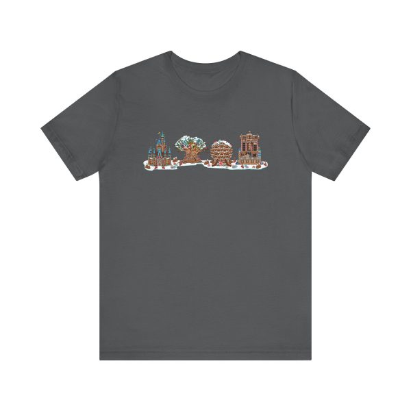 Gingerbread Park Icons - Adult Tee Shirt Online Hot Sale