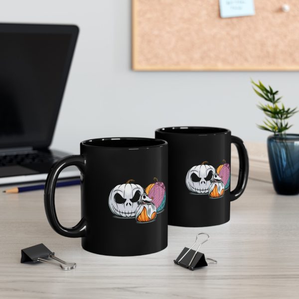 This Is Halloween Pumpkin Trio Black Mug Sale