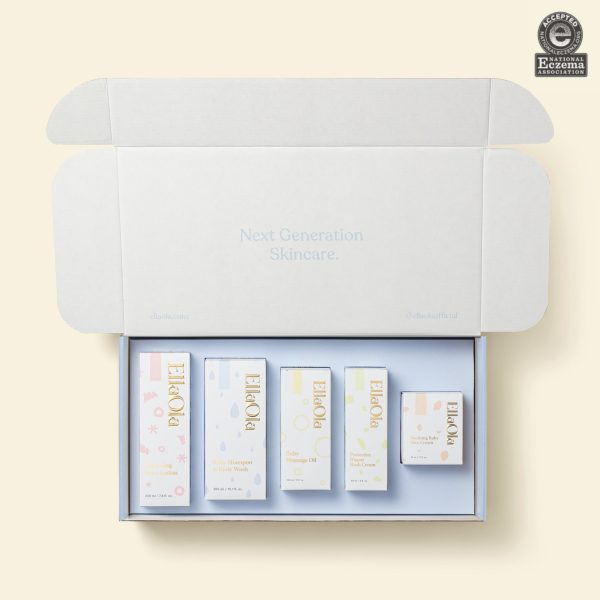 The Baby’s All-Around Premium Blue Gift Set by EllaOla Online Hot Sale