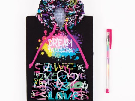 Graffiti Hoodie Journal and Pen For Cheap