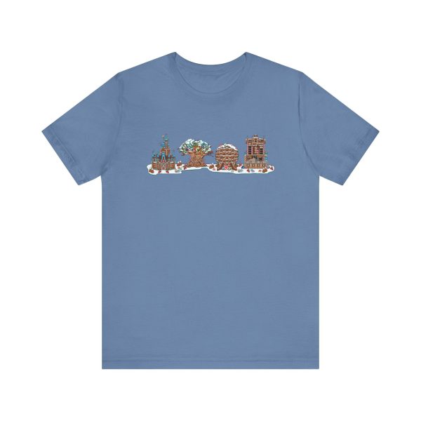 Gingerbread Park Icons - Adult Tee Shirt Online Hot Sale