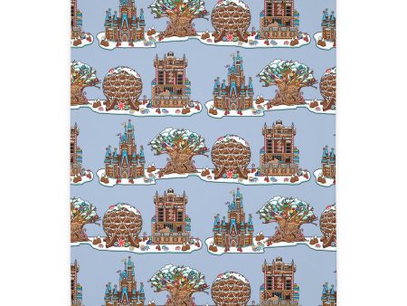 Gingerbread Park Icons - Velveteen Microfiber Blanket Online