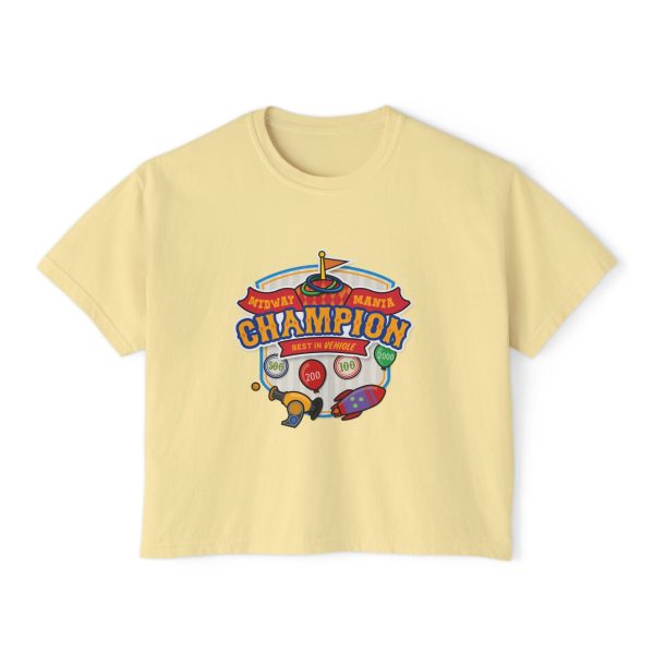 Midway Mania Champion - Women s Boxy Tee Online Hot Sale