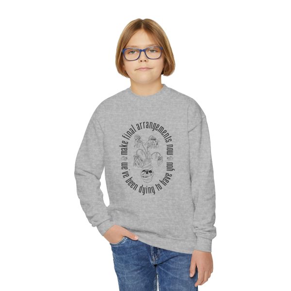 We ve Been Dying to Have You - Haunted Mansion - Youth Crewneck Sweatshirt For Cheap