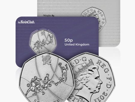 2011 Circulated Olympics - Basketball 50p Coin Supply