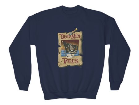 Dead Men Tell No Tales -  Youth Crewneck Sweatshirt on Sale