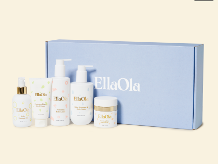 The Baby’s All-Around Premium Blue Gift Set by EllaOla Online Hot Sale