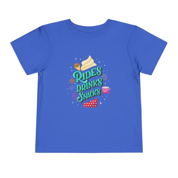 Rides, Drinks, Snacks - Toddler T-shirt Fashion