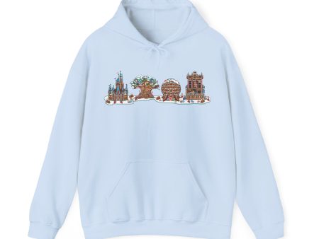 Gingerbread Park Icons - Adult Hoodie Sweatshirt Online