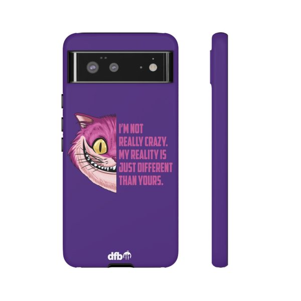 Cheshire Cat Quote - I m Not Really Crazy Samsung Galaxy & Google Pixel Phone Case Online Sale