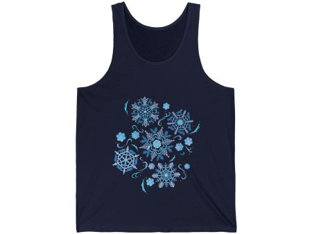 Merry Menagerie Snowflakes - Animal Kingdom Puppets - Adult Unisex Tank Top For Cheap