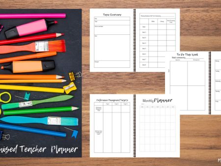 The Organised Teacher Planner - Bright Supplies Spiral Bound Edition Online