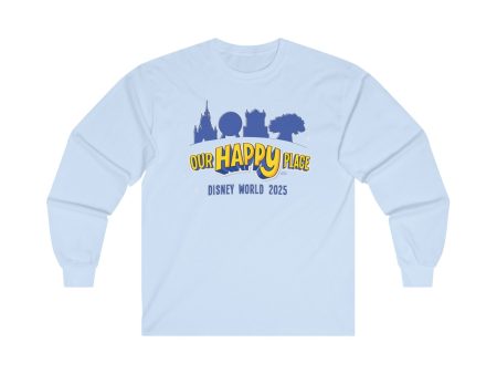 Our Happy Place 2025 - Family Matching Tee- Long Sleeve Tee Online Sale