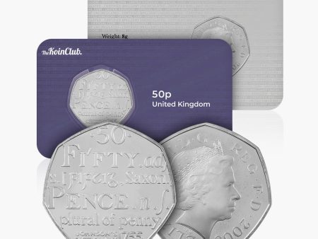 2005 Circulated Samuel Johnson s Dictionary 250th Anniversary 50p Coin Online Hot Sale