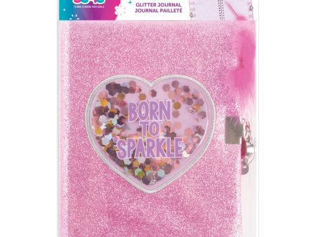 Born to Sparkle Glitter Journal Discount