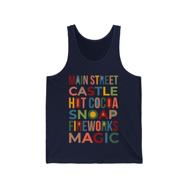 A Main Street Christmas Unisex Tank Top For Discount